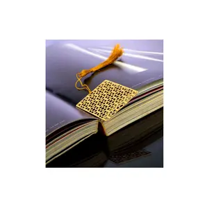 공장 제조업체 황동 골드 귀여운 북 마크 맞춤형 크기 파티 도자기 사용에 대한 책에 대한 금속 북마크 장식