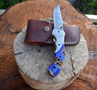Couteau de poche pliable tactique de survie en plein air, couteau de chasse et de camping à bouton poussoir pour la défense personnelle, en acier inoxydable 3cr13