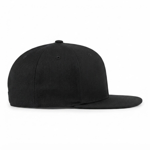 Gorra Snapback Negra Personalizada OEM ODM al por Mayor, 6 Paneles, Visera Plana, Bordado 3D, Letras y Logotipo Personalizados, Estilo Casual Deportivo, 100% Algodón - Product Image 5