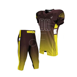 ชุดยูนิฟอร์มอเมริกันฟุตบอลสั่งทำคุณภาพสูงสุด ผ้าดีที่สุดสำหรับผู้ชาย - Product Image 3