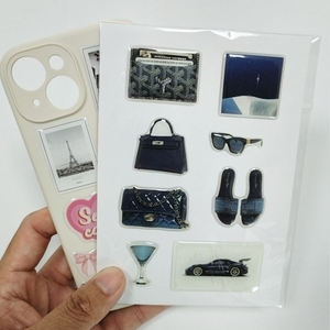 Wholesale Mobile Phone Back Cover <b>Stickers</b> A6 Die Cut Epoxy Dome Gel Decorative <b>Stickers</b> Sheet Custom Resin Craft Art <b>Stickers</b> - Product Image 3