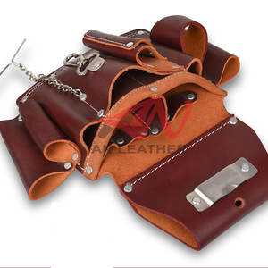 Recién lanzada, bolsa de herramientas de cuero para electricistas, diseñada para las necesidades de trabajo de electricistas profesionales. - Product Image 4