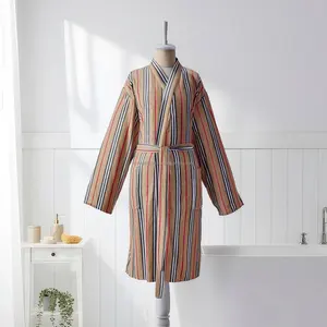 Albornoz Unisex 100% Algodón, el Más Vendido, de Secado Rápido, Ropa de Dormir de Verano, Tejido Transpirable, Ligero, para Todo el Año, Fabricado en Turquía (ODM) - Product Image 4