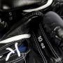Gants de boxe d'entraînement GYMSTERO de haute qualité, personnalisables, à lacets, en cuir véritable haut de gamme, à doigts entiers, ajustables