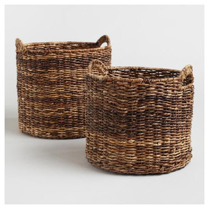 Élégant panier tissé en jonc de mer naturel Organisateur décoratif fait à la main pour fruits, légumes, pain et décoration intérieure - Product Image 6