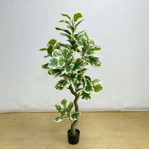 Lyrata Ficus, Albero Bonsai Artificiale Decorativo da Interno con Foglie a Violino - Product Image 3