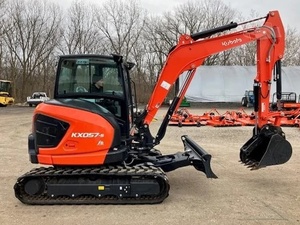 รถขุดขนาดเล็ก Kubota KX057-6 3.7 ตัน เครื่องยนต์ดีเซล ระบบไฮดรอลิก แบบตีนตะขาบ พร้อมกำลังแรงและห้องโดยสารสำหรับขาย - Product Image 6
