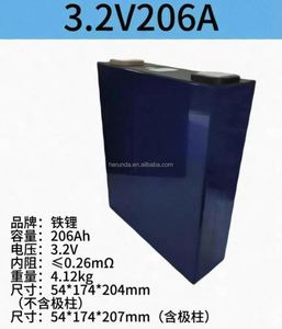 Baterai 206ah kelas baterai baru LFP Cell Lifepo4 baterai <span class=keywords><strong>3</strong></span>.2v 12v 50Ah 52ah 48v sistem penyimpanan energi paket baterai Lifepo4 - Product Image 5