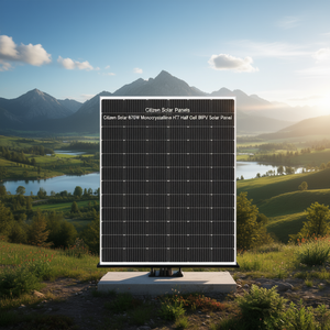 Panneau solaire monocristallin HJT demi-cellule BIPV Citizen Solar 670W - Product Image 3