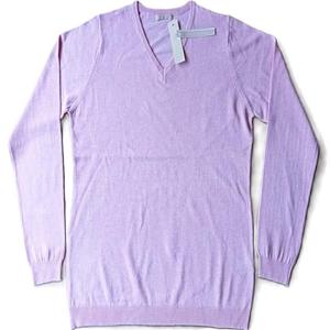 Suéter de invierno para hombre de algodón 100% de calidad superior, jersey con cuello en V, precio bajo al por mayor - Product Image 1