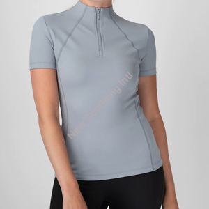 New Professional Quality Ladies <b>Equestrian</b> Lightweight Horse Riding Base Layer Top Trending Soft Fitting Private Label NCI Tops - Product Image 6