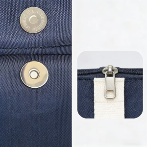 Custom Logo Oxford Fabric Business Briefcase Luxury Handbag <strong>with</strong> Leather Handle Personalized Size Print Document <strong>Bag</strong> for Work - Product Image 3