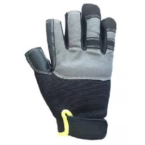 Gants de sécurité tactiques pour mécanicien Protection durable des mains en cuir synthétique pour la manipulation d'outils d'assemblage de construction - Product Image 5