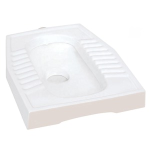 Prix pas cher Squat Pan maison salle de bain meubles décoration toilette bouton poussoir céramique haute qualité WC casserole sans réservoir d'eau - Product Image 2