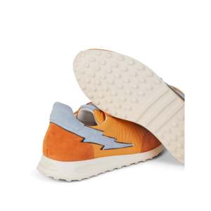 Zapatos Deportivos Moyo 1 Ndebele CW para Hombre, Transpirables, de Gamuza, con Cordones, Estilo Baloncesto, Color Naranja Ndebele, Entresuela de EVA, Suela de Goma - Product Image 2
