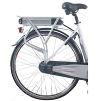 Moteur arrière sans balais Bafang en alliage d'aluminium 250W pour vélo électrique, batterie lithium 36V 9.6AH, écran LCD, autonomie >60km, électronique