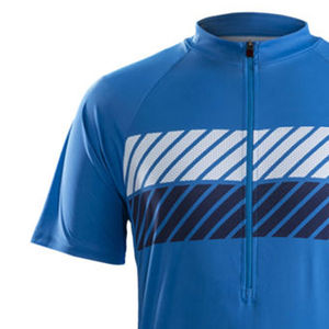 Maillot de ciclismo con cremallera completa para hombre ligero de los mejores fabricantes y proveedores para ropa de verano servicio OEM personalizado - Product Image 4