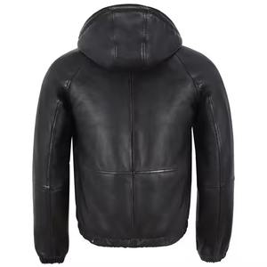 แจ็กเก็ตหนังแท้สตรีทสูง - Product Image 4