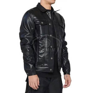 Blousons de moto en cuir de haute qualité, coupe-vent, hiver, cuir véritable, design professionnel, prix bas, vente en ligne 2025 - Product Image 6