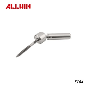Stainless Steel Swageless <b>Threaded</b> Stud Terminal Quick <b>Lock</b> Free Angle Removable Screw Spring <b>Lock</b> Cable Railing Fitting - Product Image 6