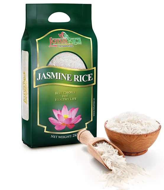 Top Exporteur Royal Rice Jasmine White Riz Riso Reis verpackung 1kg 5kg 18kg 28kg 50kg 2023