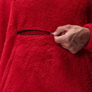 Sweat à capuche en polaire Sherpa de qualité supérieure-Sweat à capuche confortable et confortable-Idéal pour le temps froid et les vêtements décontractés - Product Image 4