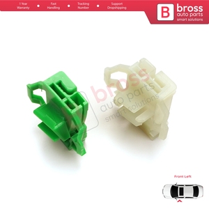 Clips de réparation de lève-vitre BWR35+BWR62 avant gauche pour Polo Classic 6V Caddy MK2 Cordoba MK1 Ibiza MK2 Inca Octavia MK1 1U 6K4 - Product Image 6