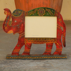 Деревянная фоторамка со слоном ручной работы креативная фоторамка для декора стола домашнего декора и подарков - Product Image 2