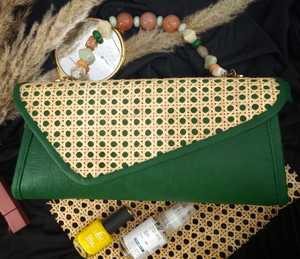 Meilleur design, sac à main de luxe en rotin, vente en gros de sacs à main pour femmes, sacs à main de haute qualité faits à la main en Inde - Product Image 1