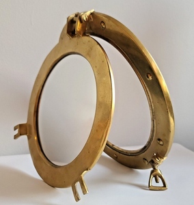 Espejo de ojo de buey de latón macizo decoración de pared náutica barco decoración de pared marítima-ventana - Product Image 2