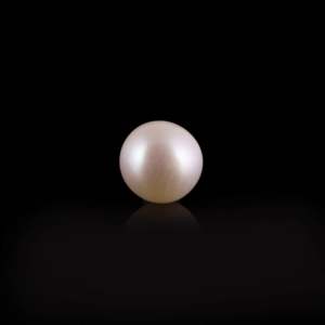 Perlas de Agua Dulce Blancas Sueltas de 3.25 Quilates, Perla Natural con Orificio Personalizado, Perla de Imitación con Opciones de Color Personalizadas - Product Image 1