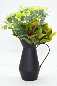 Gran oferta, revestimiento de polvo negro, moderno, único, Premium, antiguo, niquelado, florero de hierro, florero de estilo de lujo para el hogar de lujo - Product Image 3