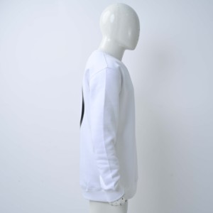 Pull en maille pour femme de haute qualité, couleur unie, logo personnalisé, design OEM, impression de chemise, impression de sweat-shirt pour femme et homme - Product Image 4