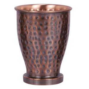 Pur Cuivre Menthe Julep Tasse Cuivre Moscou Mule Tasse Menthe Julep Diamant Martelé Antique 14 oz par Axiom Home Accents - Product Image 6