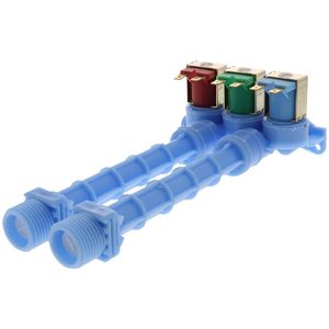 Válvula de Entrada de Agua Eléctrica de Plástico para Lavadora - 110V/60Hz - Product Image 1