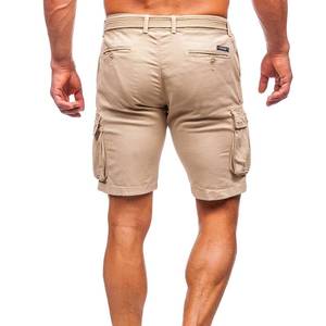 Short cargo en coton pour la randonnée et l'extérieur Short cargo droit multi-poches décontracté à séchage rapide pour hommes Vente en gros - Product Image 5