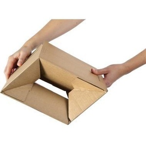 ColomPac Eurobox 19.5x9x14.5cm Corrugated <b>Cardboard</b> Shipping Carton - Product Image 1