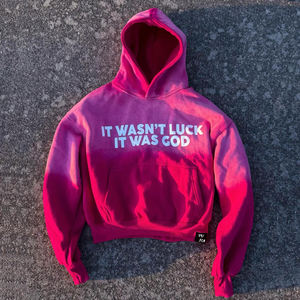 Logotipo personalizado 100% algodón cómodo peso pesado con capucha polar chándal conjunto transpirable de talla grande para el invierno de alta calidad OEM - Product Image 4