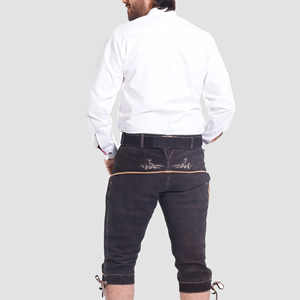Wholesale Stylish Bavarian Lederhosen <b>Pant</b> for Men Custom Traditional German Outfit Lightweight Wear Mid Flat - Product Image 6