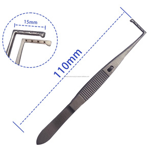 คีมจับตาแบบแมนนวลสำหรับแก้ไขตาเหล ซ้าย-ขวา เครื่องมือผ่าตัดตา ขนาด 4.5 นิ้ว ทำจากสแตนเลสสตีล - Product Image 4