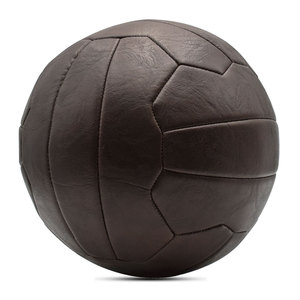 RETRO Heritage Brown Leather Soccer <b>ball</b> Vintage Leather Soccer <b>Ball</b> 18 Panel Retro Look High Quality Real Leather - Product Image 3
