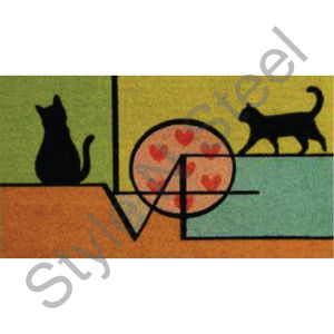 Lack-tapetes con estampado de ATS para casa, felpudos coloridos para decoración del hogar - Product Image 1