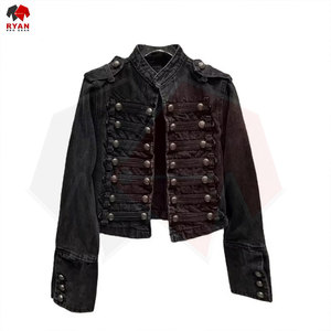 Veste en jean pour femmes, style streetwear tendance, logo personnalisé, tissu de haute qualité, approvisionnement direct d'usine - Product Image 2