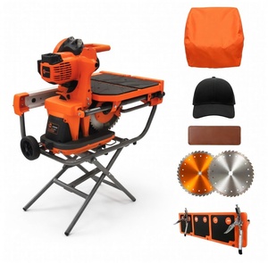 Professional 2000W Dry-Cut <b>Masonry</b> <b>Saw</b> – 254mm (10") Dustless Tile & Stone <b>Saw</b> with Integrated Vacuum Filtration - Product Image 3