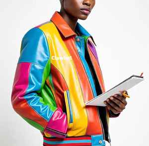 Chaquetas de piel informales personalizadas al por mayor de fabricante estadounidense para diseñadores de moda - Product Image 4