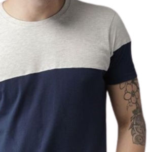 T-shirts pour hommes de haute qualité 100% coton soie séchage rapide Fitness course à pied vêtements de sport Logo personnalisé couleur unie imprimé tricoté personnalisé - Product Image 3