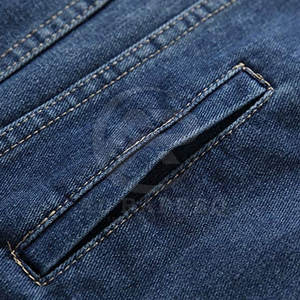 Vente en gros, logo personnalisé, veste en jean pour hommes, veste en jean respirante pour hommes pour usage extérieur - Product Image 6