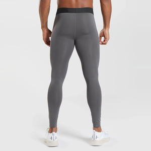 Leggings Deportivos de Compresión Personalizados para Hombre, Mallas de Entrenamiento de Secado Rápido y Pantalones Deportivos para Gimnasio, Pantalones para Correr al por Mayor - Product Image 4
