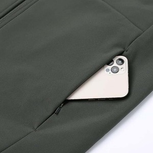 Chaleco Softshell Personalizado de Alta Calidad para Hombre, Cuello Alto, Informal, para Invierno, a la Moda, Impermeable, Transpirable, con Logotipo Frontal - Product Image 4