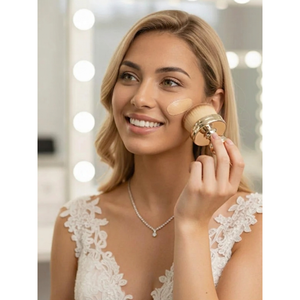 Gold Quality Flawless <b>Foundation</b> and Blush Application Brush - Product Image 2